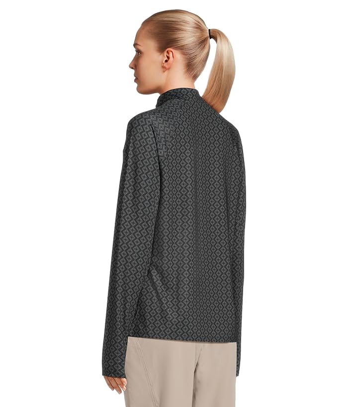 L.L.Bean Access Trail Quarter Zip Pullover Print - Image 3