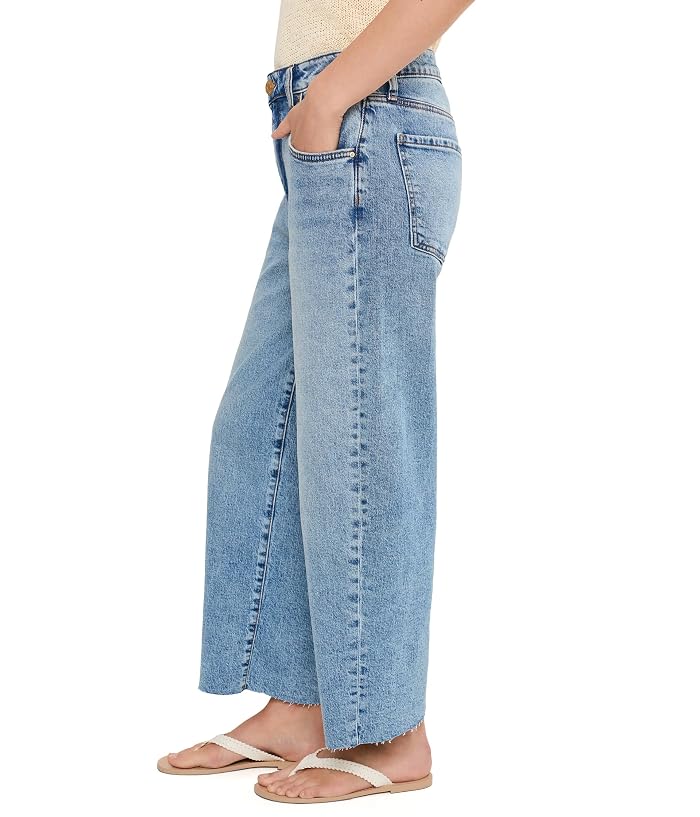 KUT from the Kloth Gwen High-Rise Wide Leg Slouchy Raw Hem - Image 3
