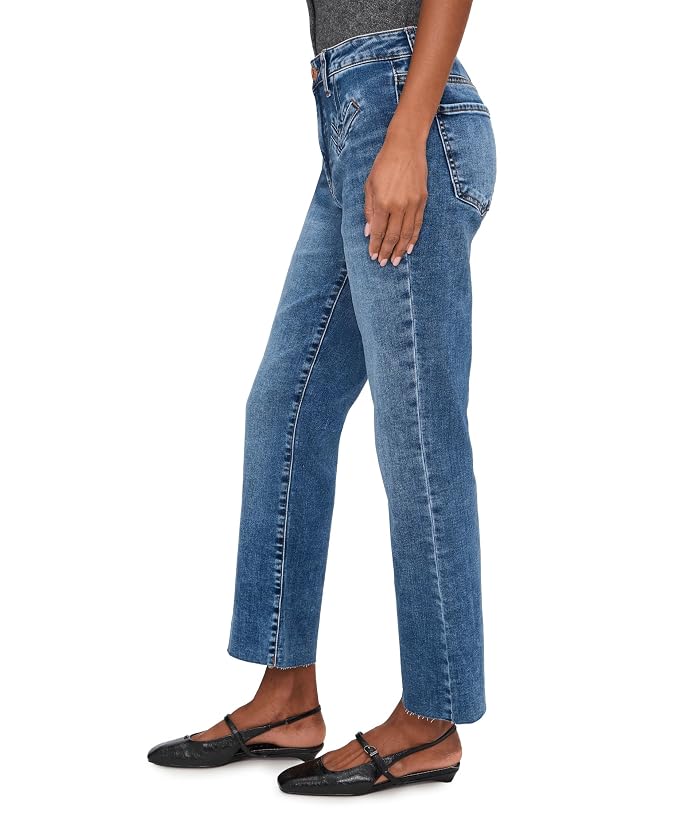 KUT from the Kloth Kelsey High-Rise Ankle Flare Fake Welt Frt Pockets in Excitement - Image 3