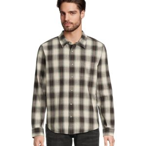 Liverpool Los Angeles Long Sleeve Plaid Button Up Shirt