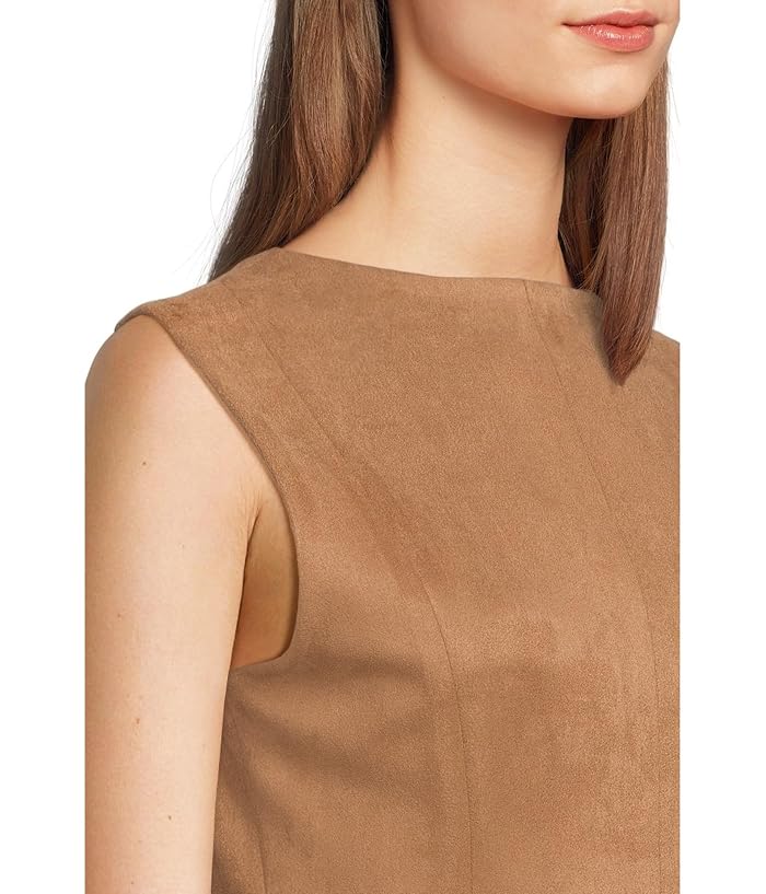 Calvin Klein Sleeveless Zipper Suede Aline - Image 4