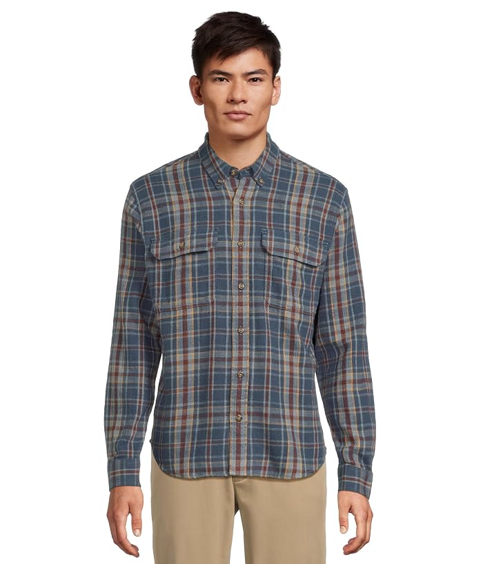 L.L.Bean 1913 Field Flannel Shirt Slightly Fitted Untucked Fit Plaid