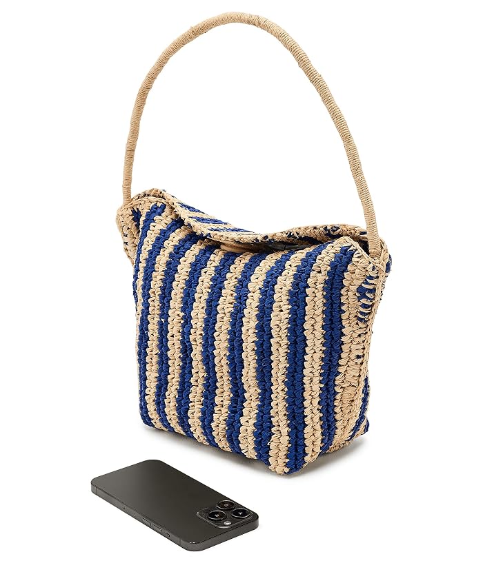 Madewell Handwoven Shoulder Bag- Raffia Stripe - Image 3