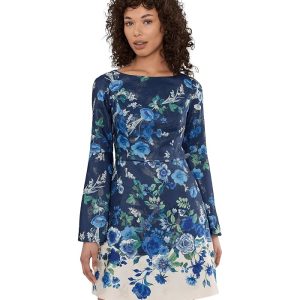 Adrianna Papell Printed A-Line