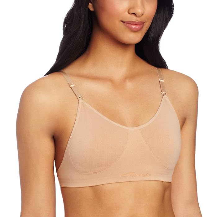Capezio Seamless Clear Back Bra With Transition Straps