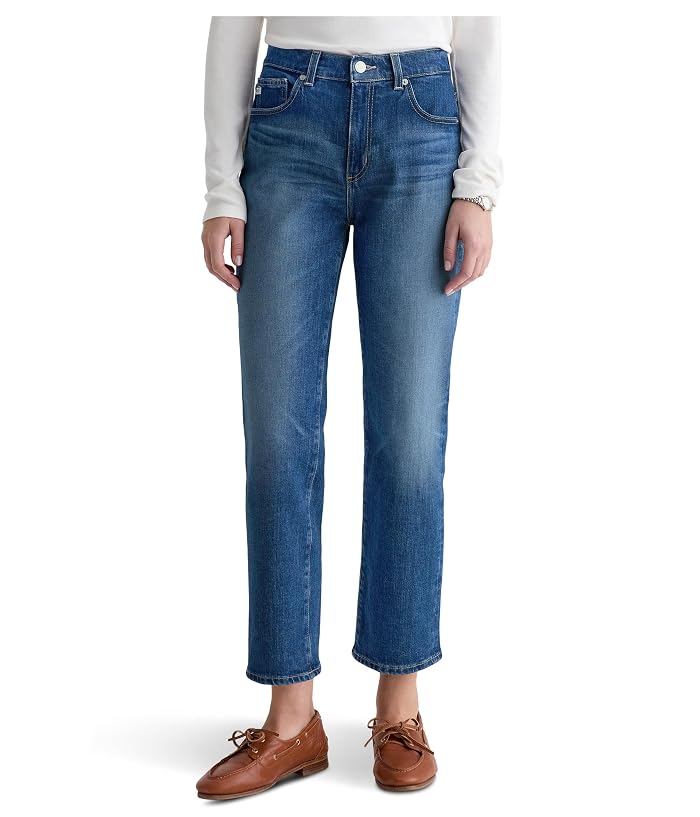 AG Jeans Brinley Mid-Rise Straight Crop in Owens Valley