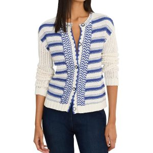 NIC+ZOE Petite Painted Porcelain Cardigan