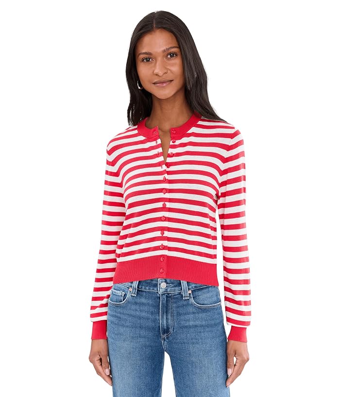 525 america Harlow Striped Button Down Cardigan