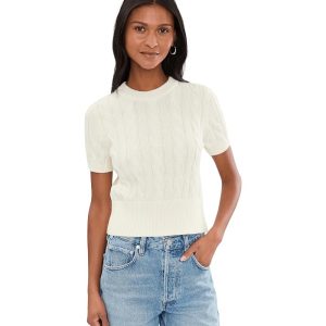 525 america Sky Cable Crew Neck Pullover