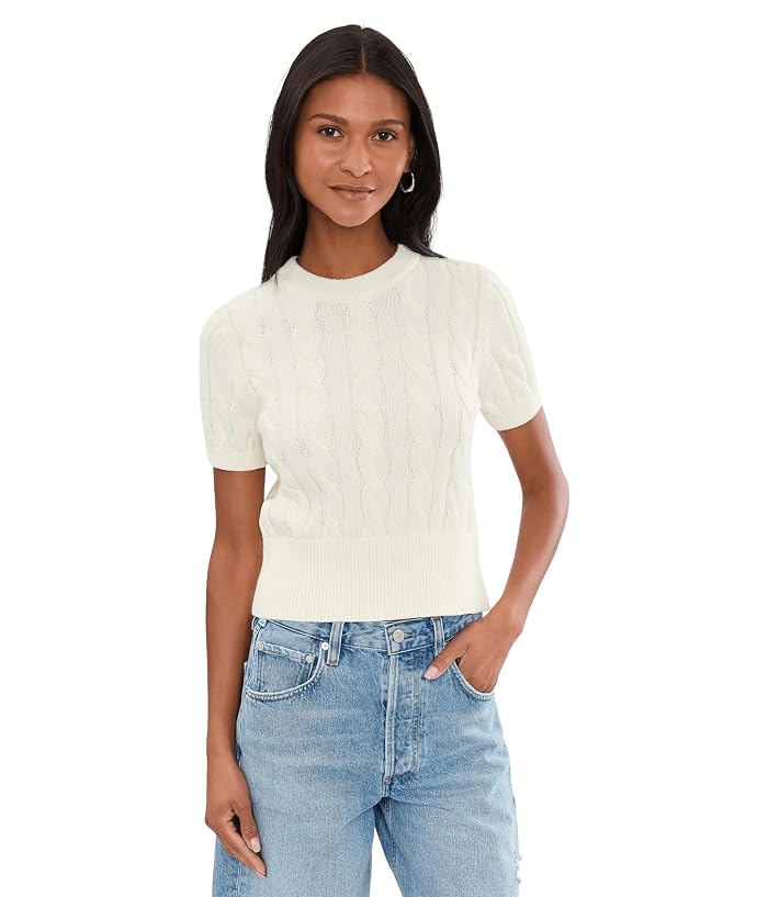 525 america Sky Cable Crew Neck Pullover