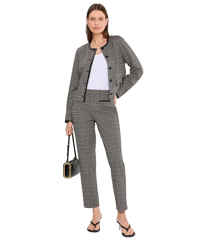 Liverpool Los Angeles Mid-Rise Trousers w/ Faux Leather Trim - Image 2