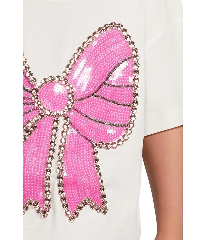 Lola and The Boys Pinky Big Bow T-Shirt (Toddler/Little Kid/Big Kid) - Image 3