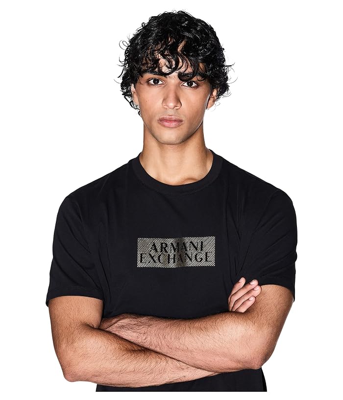 Armani Exchange Gold Detail Cotton T-shirt - Image 3
