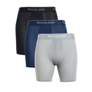 Tommy John Luxe Rib 6" Boxer Briefs 3-Pack