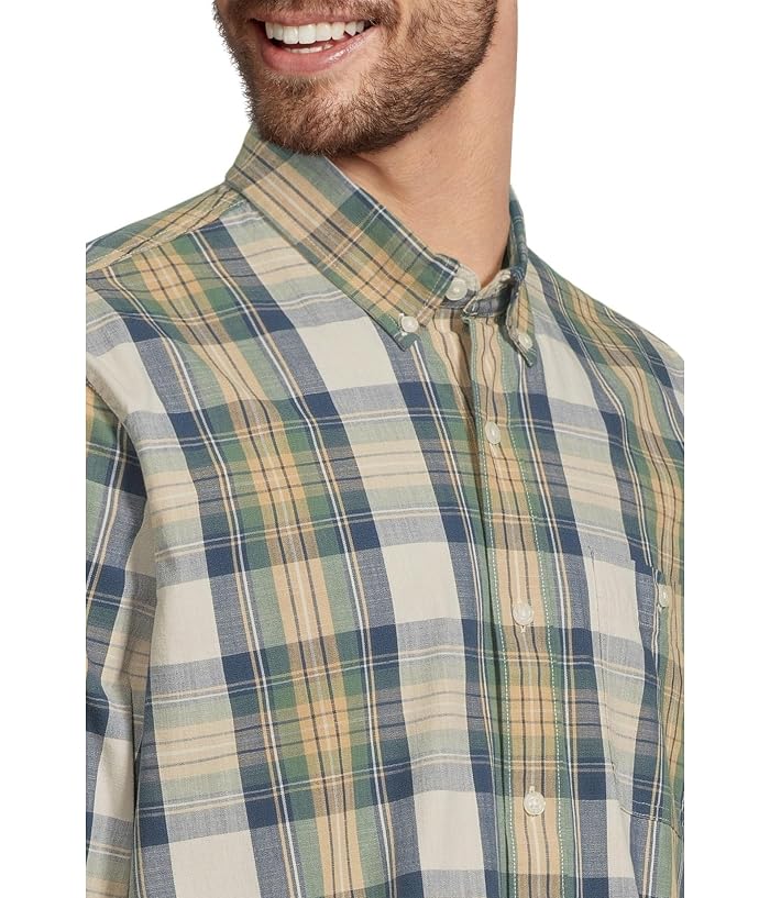 L.L.Bean Comfort Stretch Chambray Shirt Traditional Untucked Fit Long-Sleeve Print - Image 4