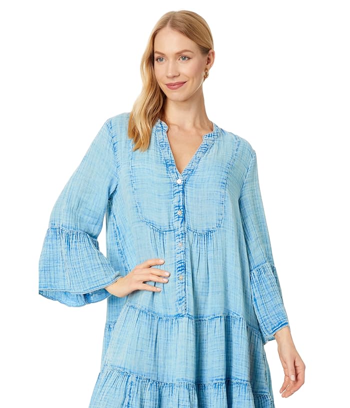 Faherty Dream Cotton Gauze Kasey Dress - Image 3