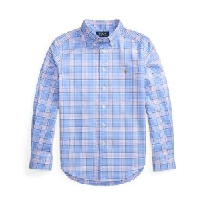 Polo Ralph Lauren Kids Plaid Performance Oxford Shirt (Toddler/Little Kid/Big Kid)