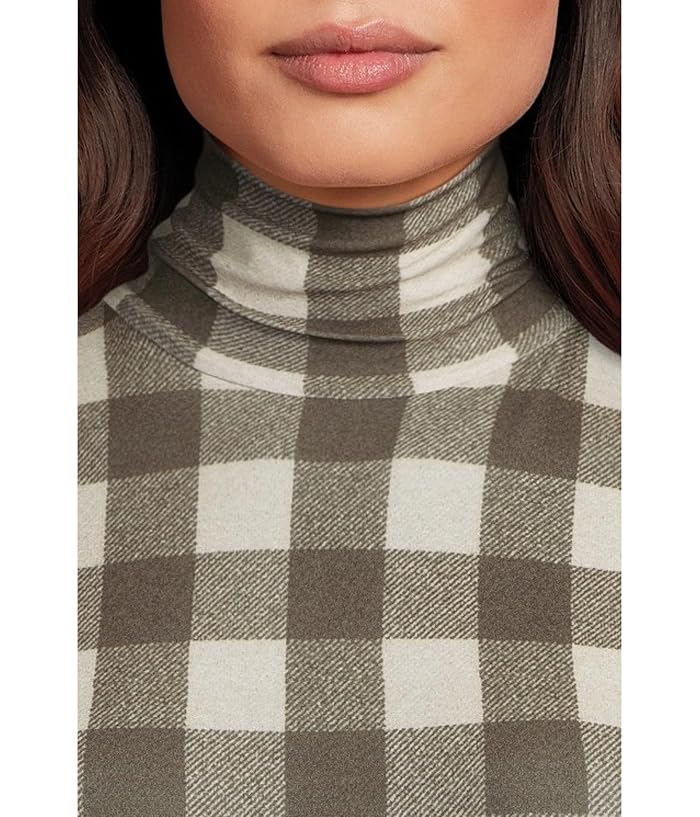 Norma Kamali Long Sleeve Turtle Fishtail Mini Dress - Image 4