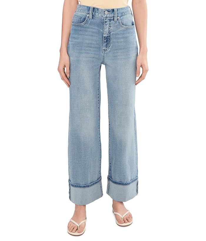 Liverpool Los Angeles Morgan High-Rise Cuffed Wide Leg Jeans 30" Inseam