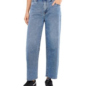 KUT from the Kloth Ashton High-Rise Relaxed Leg Pants w/ Frontside Panel