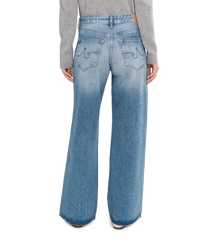 AG Jeans Adria Low Rise Baggy Wide Leg in Stockholm Snowdrift - Image 4