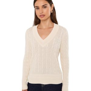 Lauren Ralph Lauren Cable-Knit Cricket Sweater