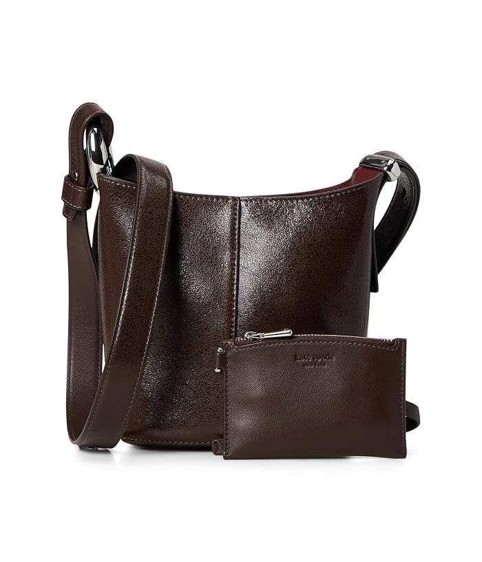 Kate Spade New York Halo Glazed Leather Mini Bucket