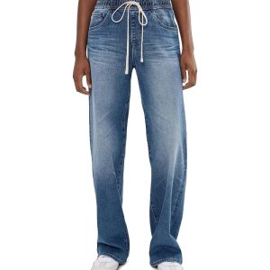 AG Jeans Adria Cinched Low Rise Wide Leg