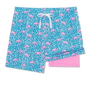Chubbies The Domingos Are For Flamingos 5.5" (Lined Classic Swim Trunk)