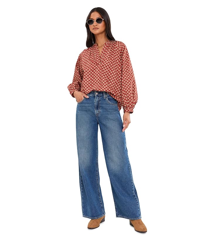 Faherty Coastal Poplin Eleanor Top - Image 2