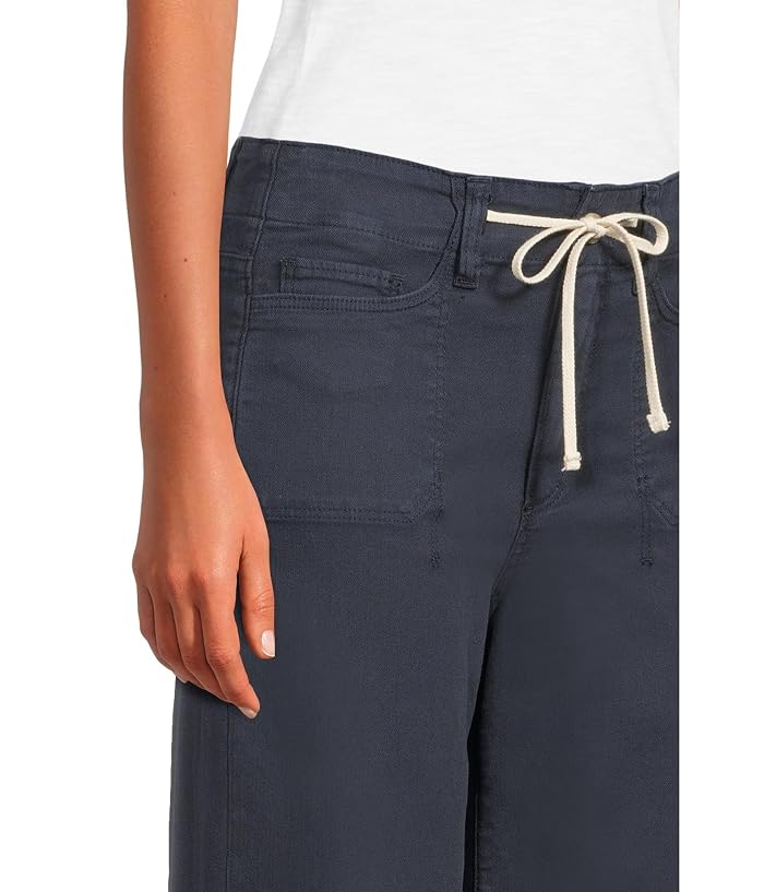 Paige Ari With Waistband Tie And Stitch Thru Pockets in Vintage Navy Seascape - Image 4