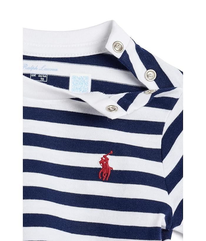 Polo Ralph Lauren Kids Striped Cotton Jersey Tee (Infant) - Image 3