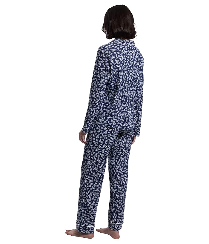 Karen Neuburger Jolly & Bright Long Sleeve Notch Top & Long Pants Set - Image 3