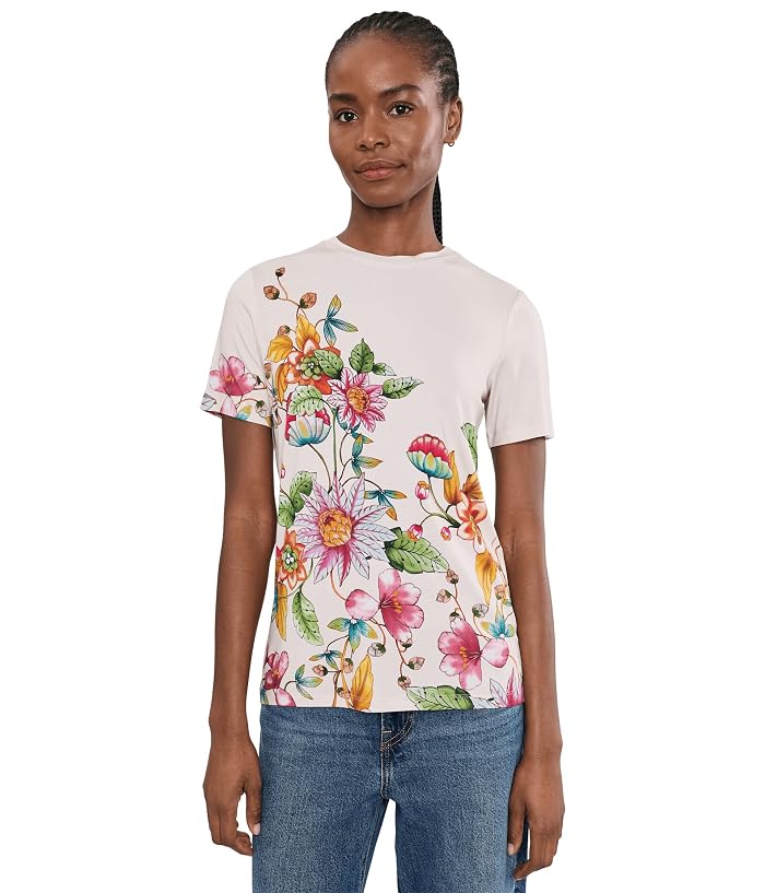Johnny Was The Janie Favorite Short Sleeve Crew Neck Tee-Orl
