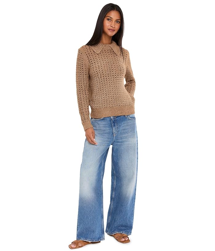 Lilla P Textured Polo Sweater - Image 2