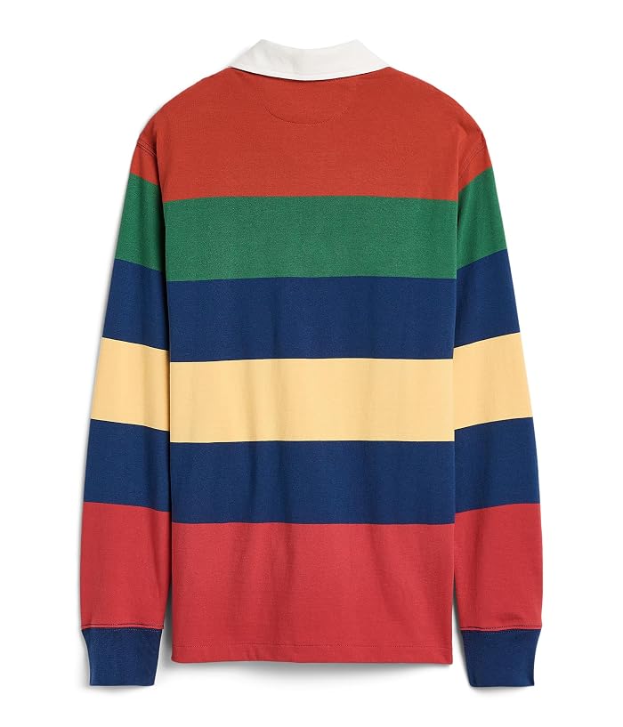 Polo Ralph Lauren Kids Striped Cotton Rugby Shirt (Big Kid) - Image 2