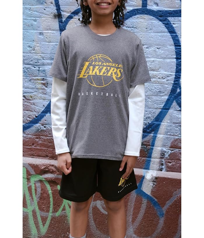 Ultra Game NBA Official Super Soft Game Time T-Shirt and Shorts Set (Little Kid/Big Kid) - Image 2