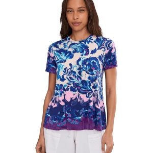 Johnny Was The Janie Favorite Short Sleeve Crew Neck Swing Tee