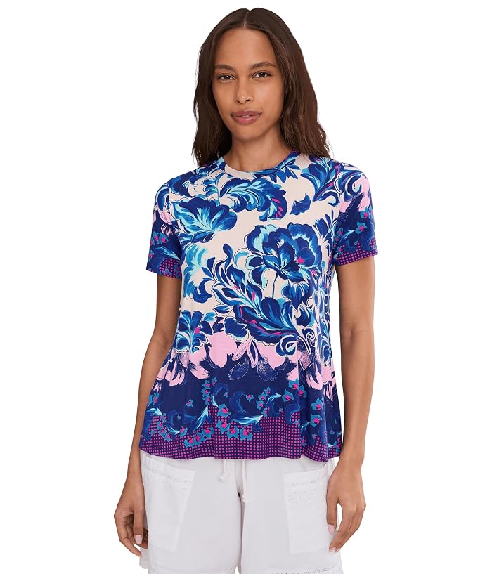 Johnny Was The Janie Favorite Short Sleeve Crew Neck Swing Tee