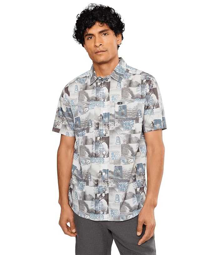 RVCA Kauai Block Print Collage