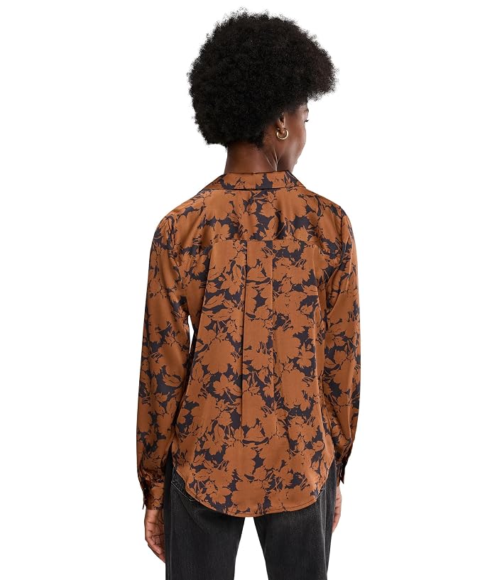 Liverpool Los Angeles Long Sleeve Button Front Woven Blouse - Image 4