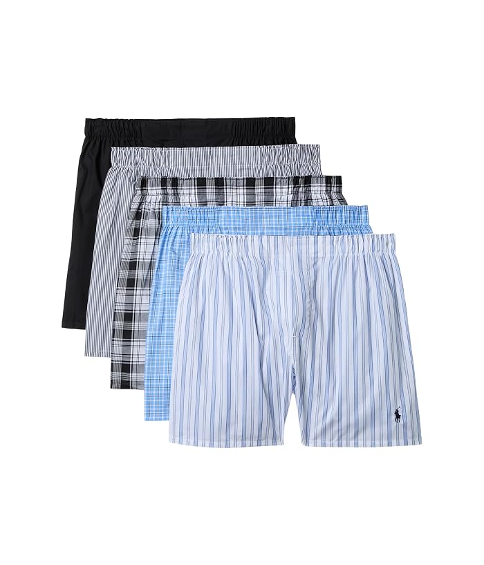 Polo Ralph Lauren 5 Pack Classic Fit Woven Boxer - Image 3