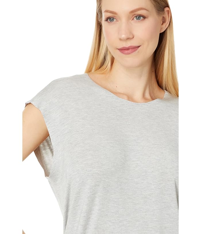 Norma Kamali Sleeveless Boyfriend Cropped Crewneck Top - Image 3