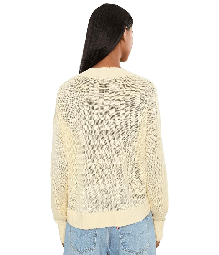 Madewell Linen Arline V-neck Pullover- Finer Count - Image 4