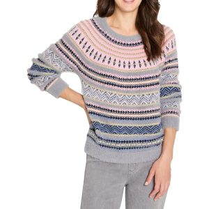 NIC+ZOE Petite Cozy Fairisle Sweater