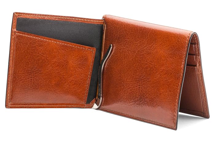 Bosca Old Leather Collection - Money Clip w/ Pocket - Image 3