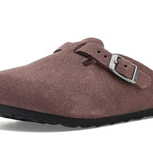 Birkenstock Kids Boston - Suede (Toddler/Little Kid/Big Kid)