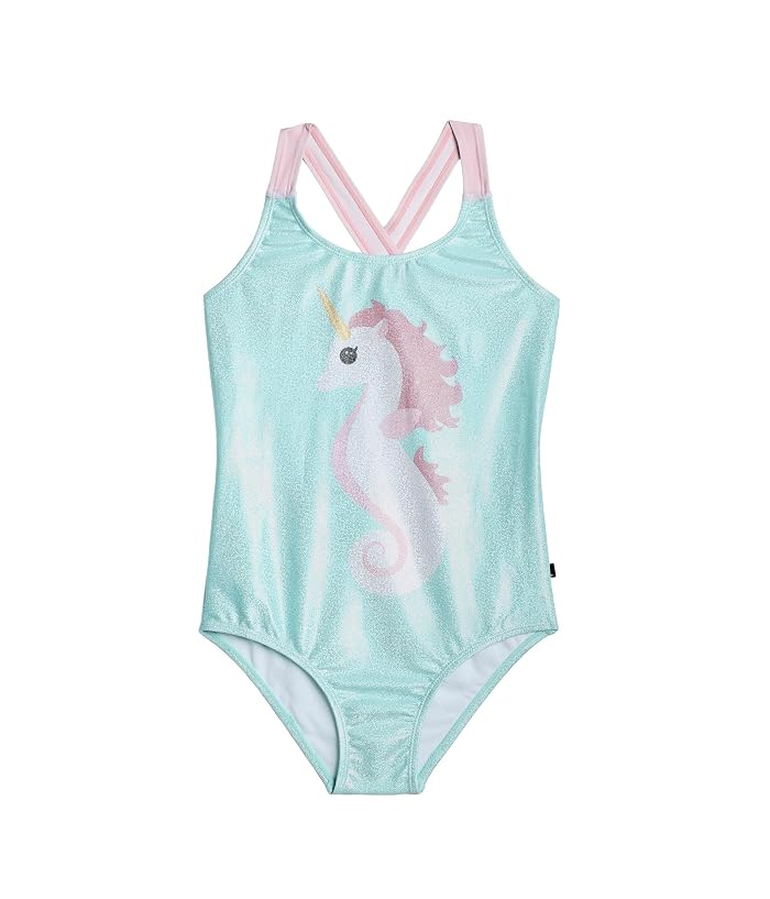 Deux par Deux Seahorse One-Piece Swimsuit (Big Kid) - Image 4