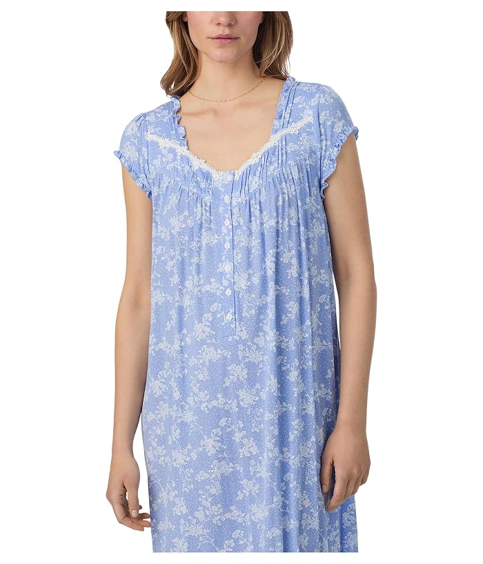 Eileen West Modal Spandex Jersey 42" Cap Sleeve Waltz Nightgown - Image 4