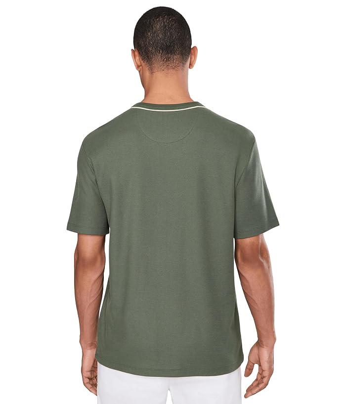 Vince Tipped Pima Pique Short Sleeve Crew - Image 4